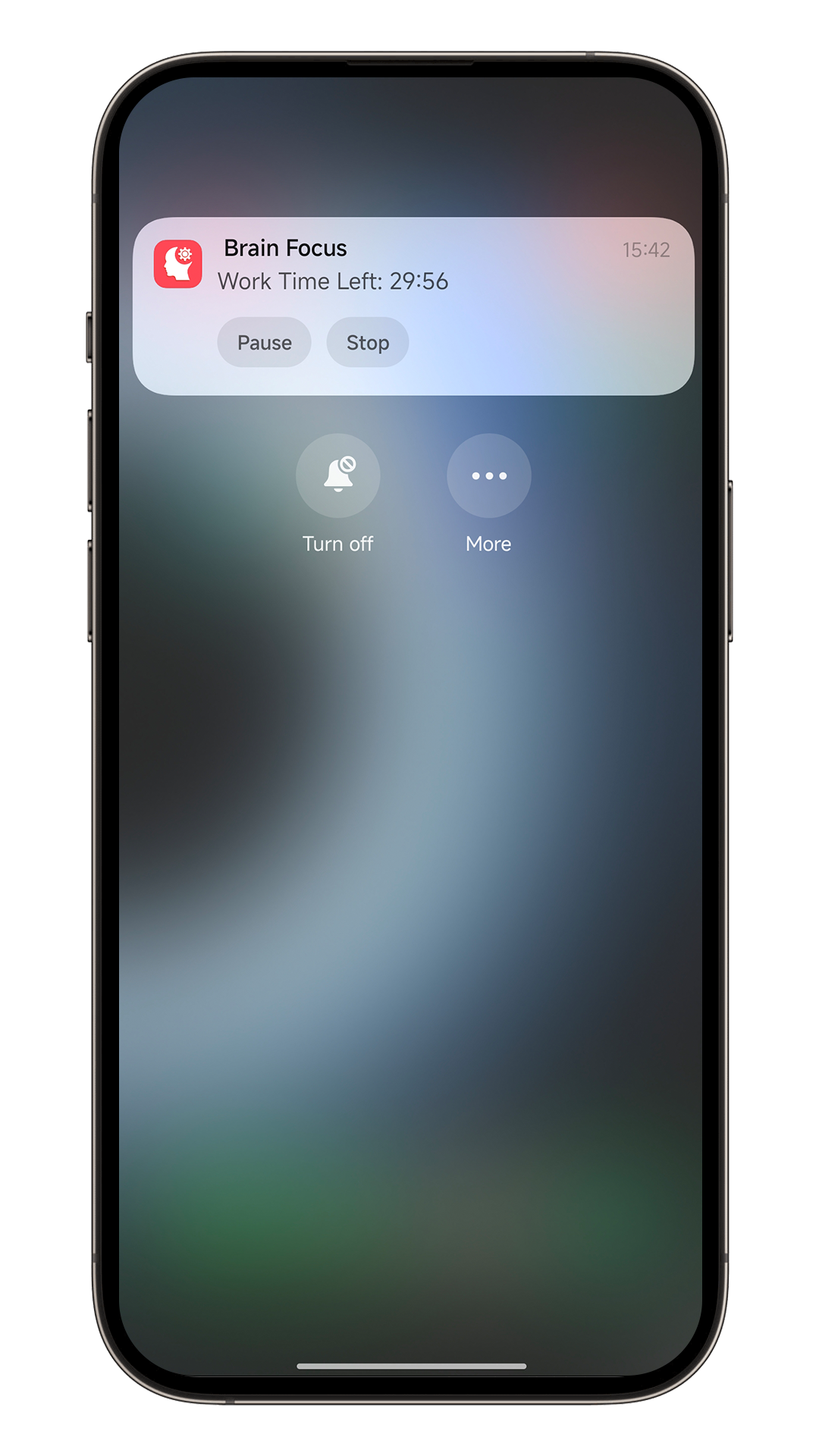 Notification screen